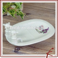 2015 Hot Sell Unique Shape Stoneware Ceramic Soap Dish For Home